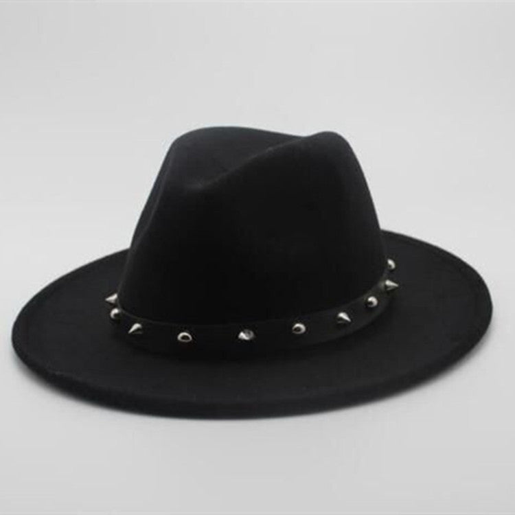 New Style Rivet Accessories Top Hat