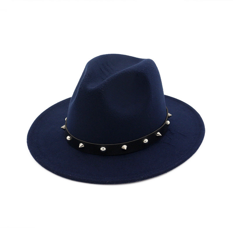 New Style Rivet Accessories Top Hat
