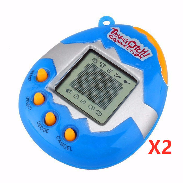 Electronic virtual pet game machine