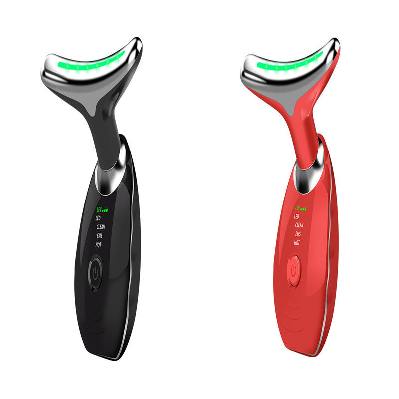 Neck Face Beauty Device Colorful LED Photon Therapy