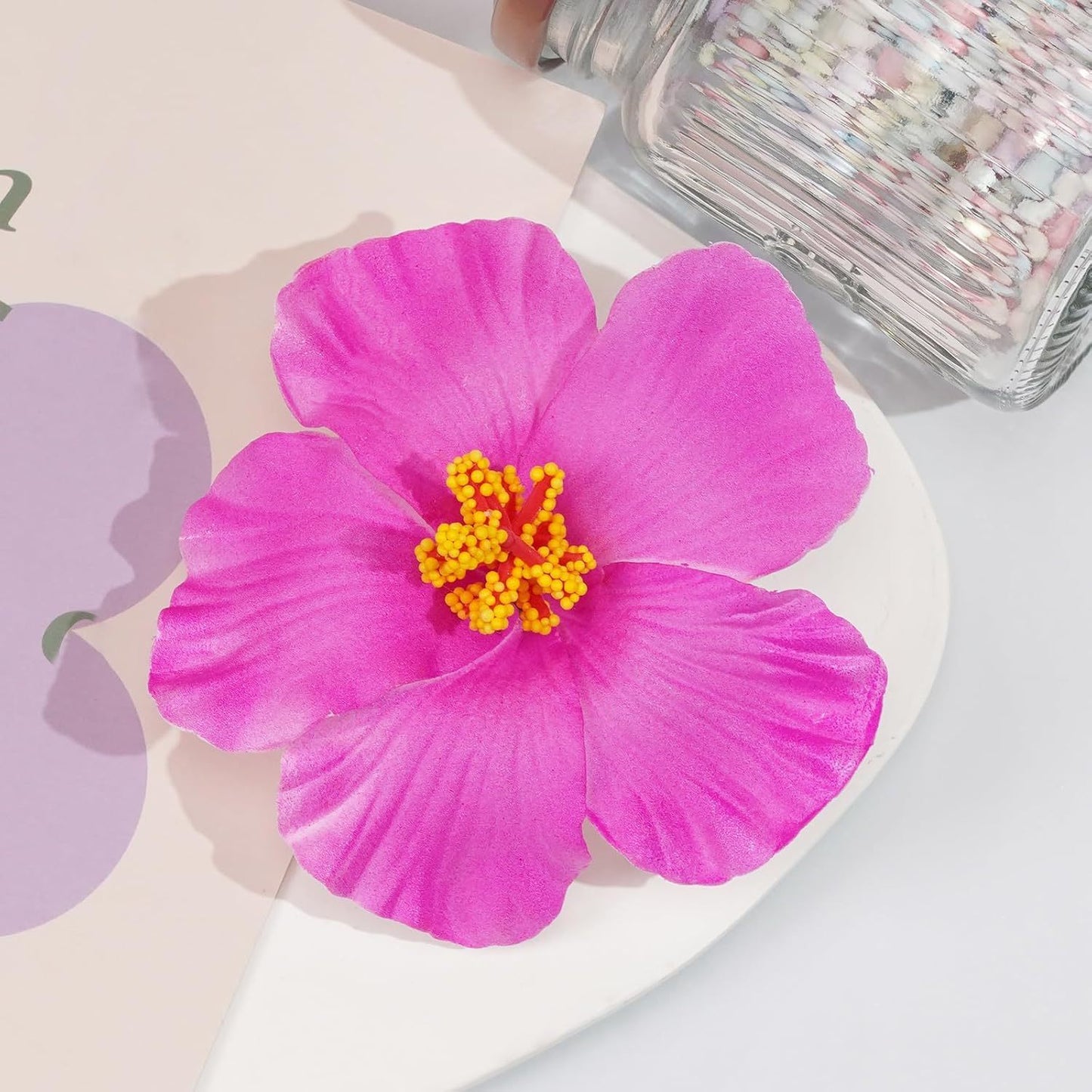 Bohemian Beach Vacation Flower Hair Clip