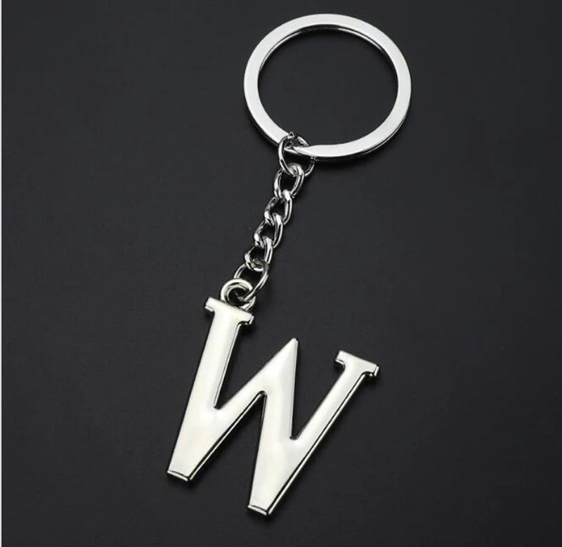 Metal DIY A-Z Letters key Chain