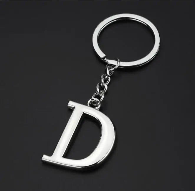 Metal DIY A-Z Letters key Chain