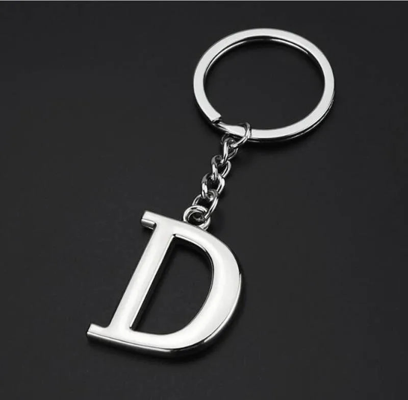 Metal DIY A-Z Letters key Chain