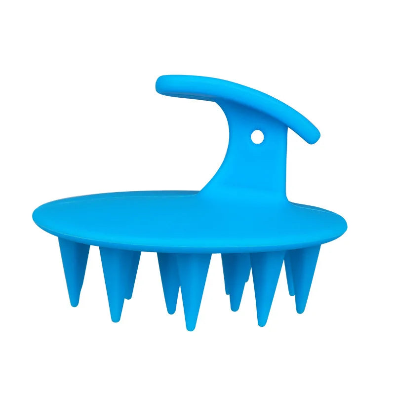 Silicone Shampoo Brush Head Scalp Massage