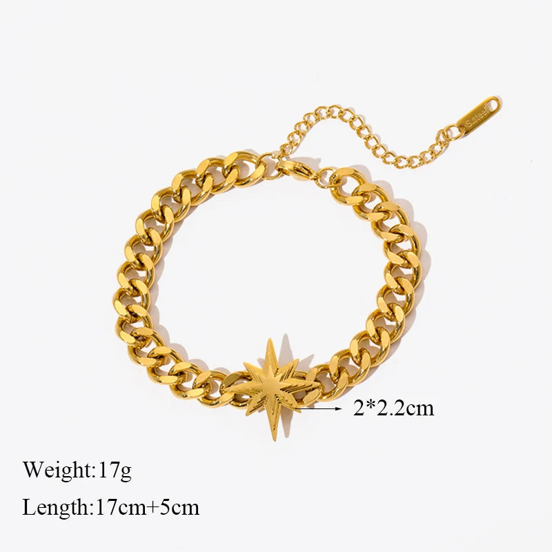Stainless Steel Gold Color Bracelet