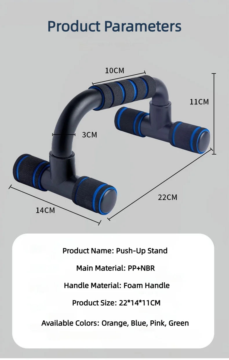 Non-Slip Push Up H-Shaped Support Bar Stand