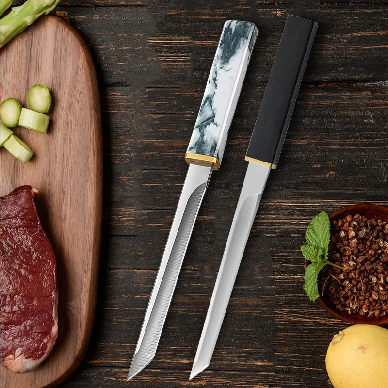 Professional Stainless Steel Cleaver Meat Fruit Fish Knives