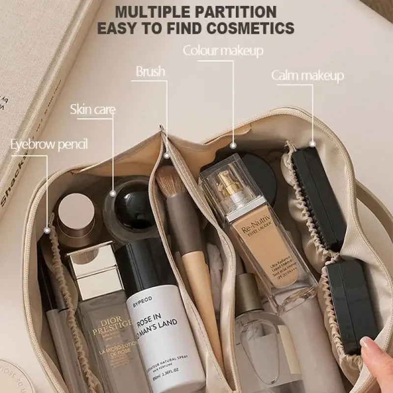 Large Capacity Travel Cosmetic Bag Multifunction Travel Cosmetic Ba