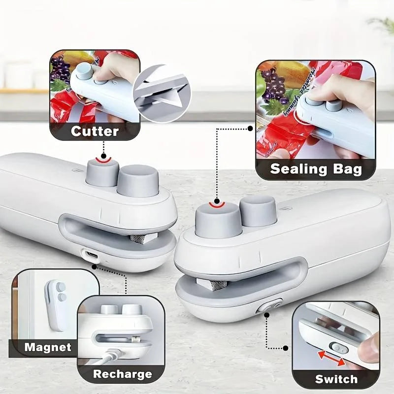 Portable Mini Sealer 2 in 1 Heat Sealer