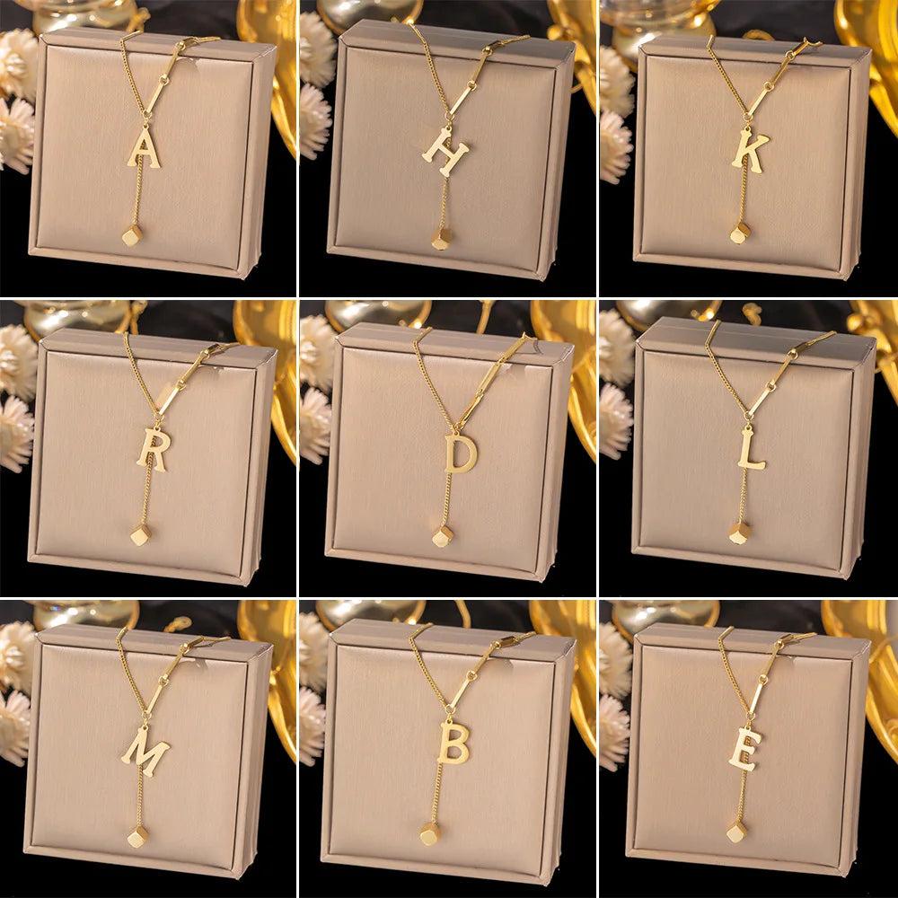 Initial Letter Necklace