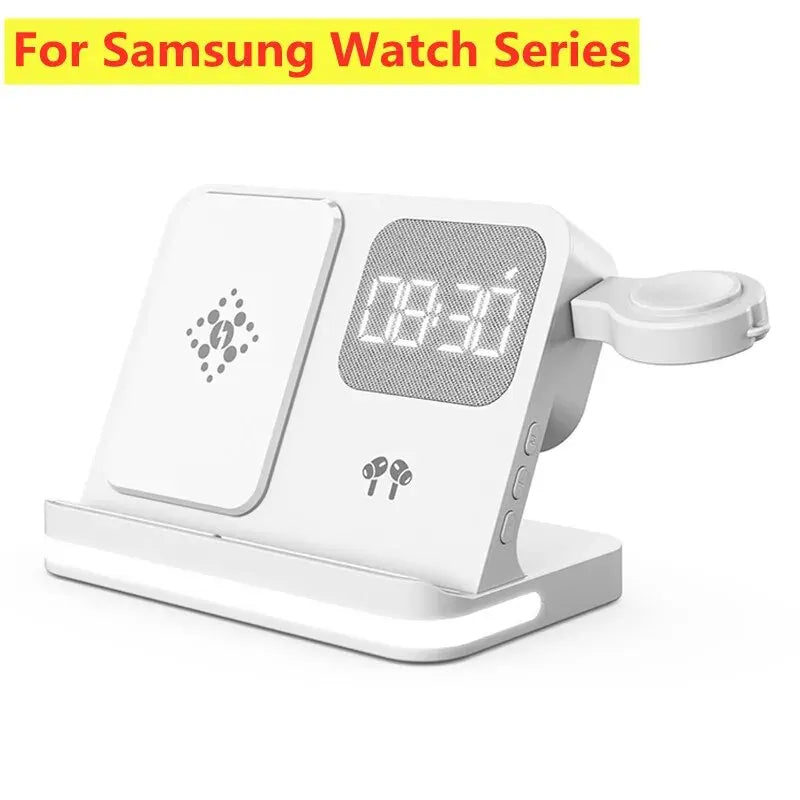 Wireless Charger Stand For iPhone 15 14 Samsung S23 S22 Ultra Fold Z Flip