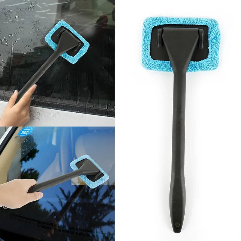 Car Window Cleaner Brush Kit Microfiber