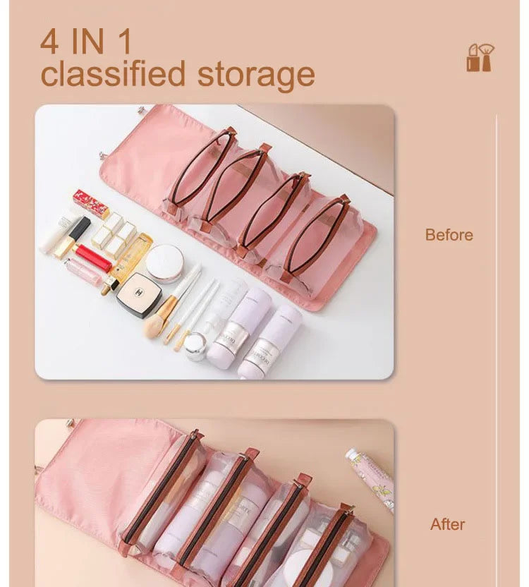 Large Capacity Travel Cosmetic Bag Multifunction Travel Cosmetic Ba