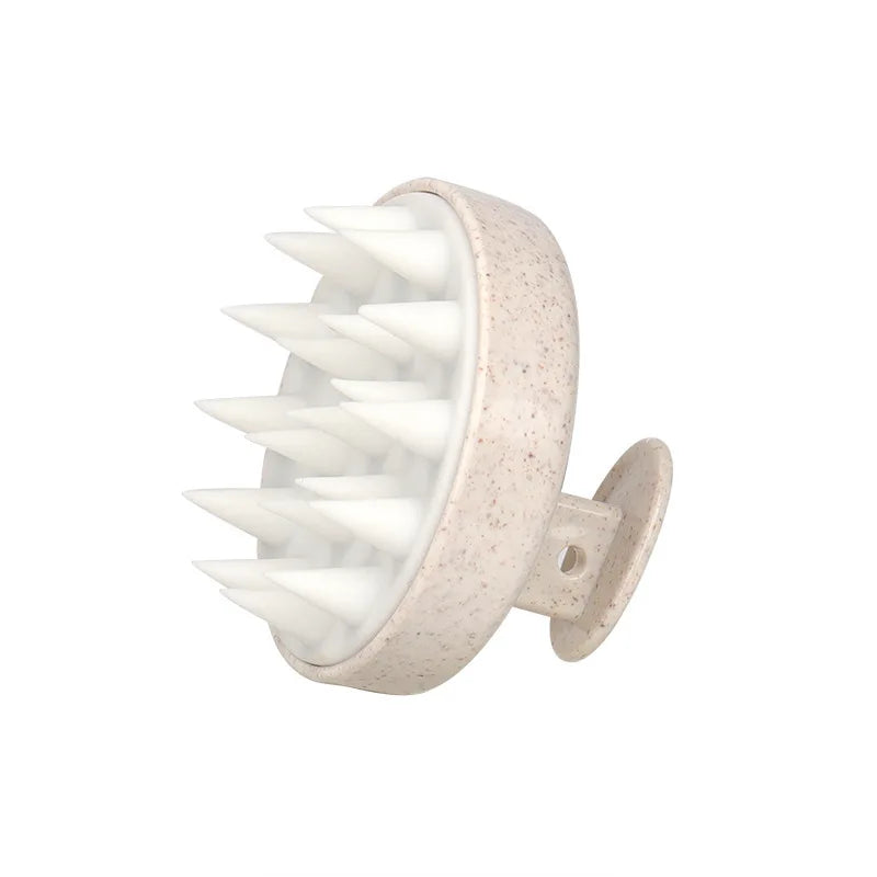 Silicone Shampoo Brush Head Scalp Massage