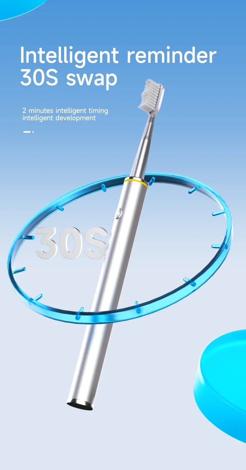 Electric Toothbrush Mental Thin Brush