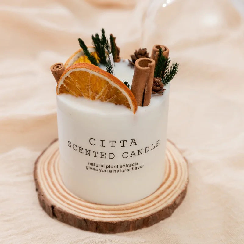 10cm Soy Wax Scented Candle Romantic Pillar