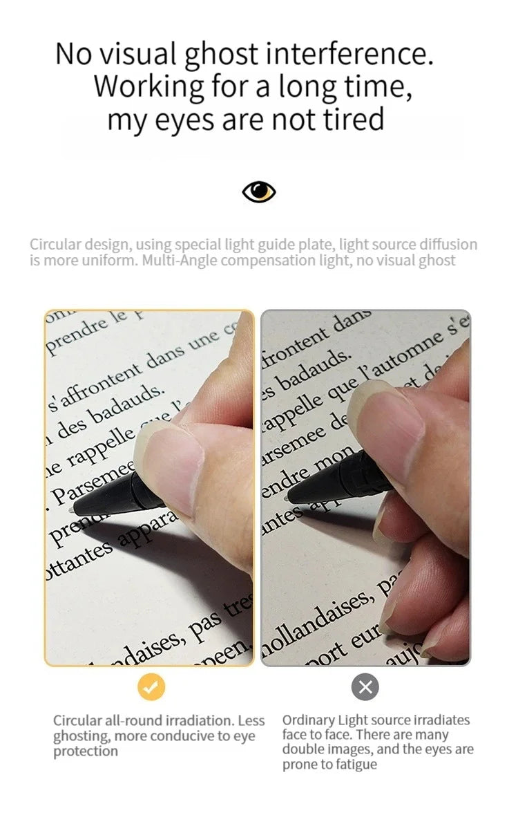 Folding Table Lamp Eye Protection Touch Dimmable LED