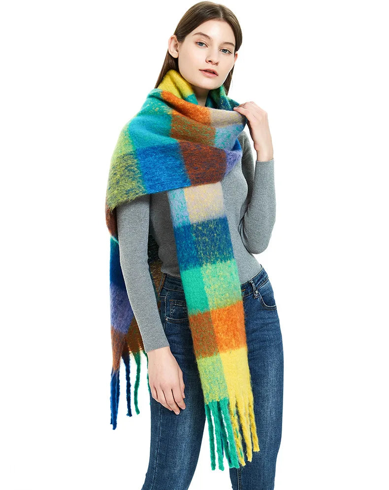 Winter Cashmere Scarf Shawl