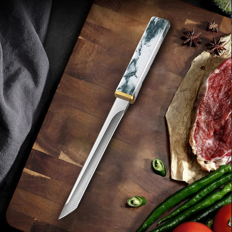 Professional Stainless Steel Cleaver Meat Fruit Fish Knives