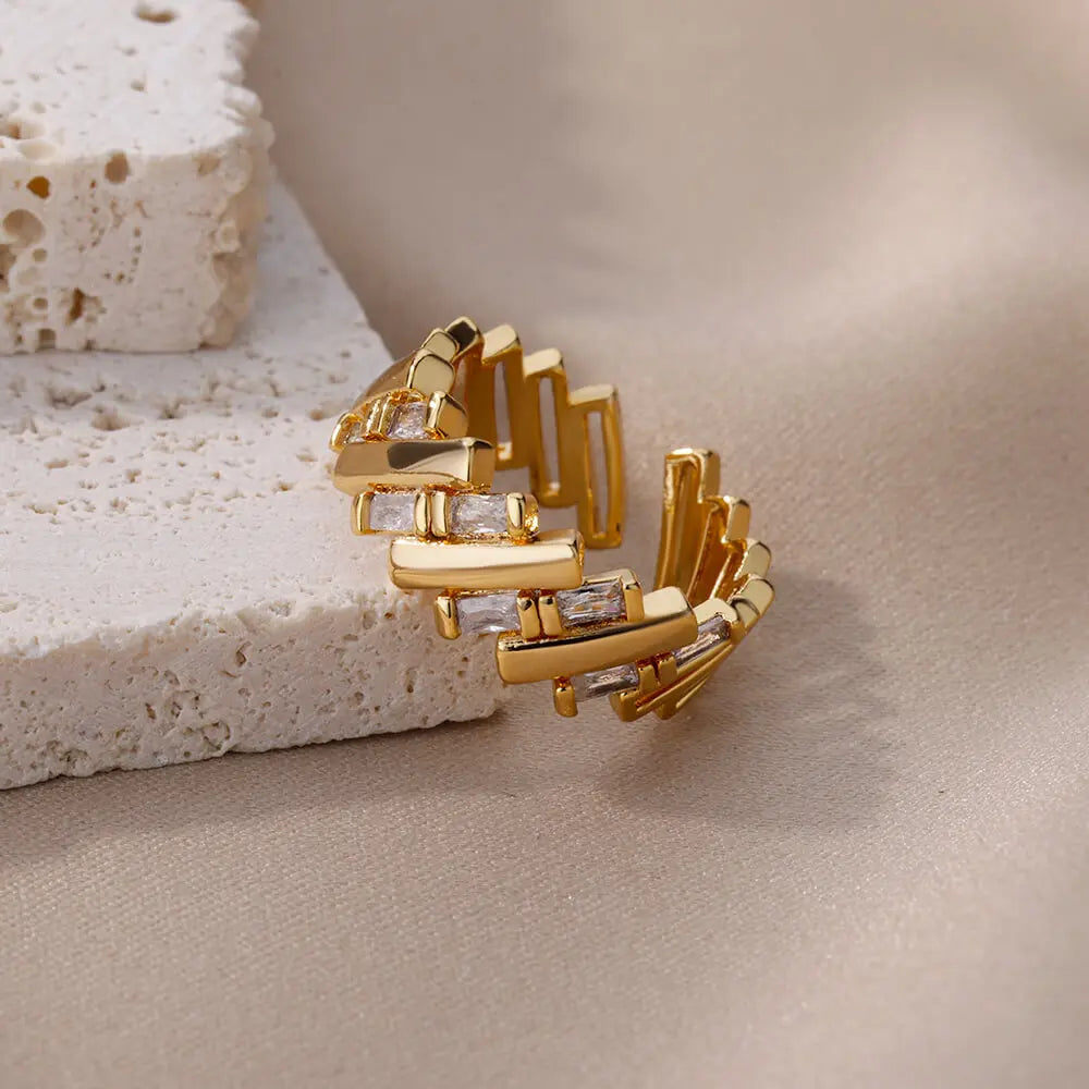 Gold Color Stainless Steel Rings