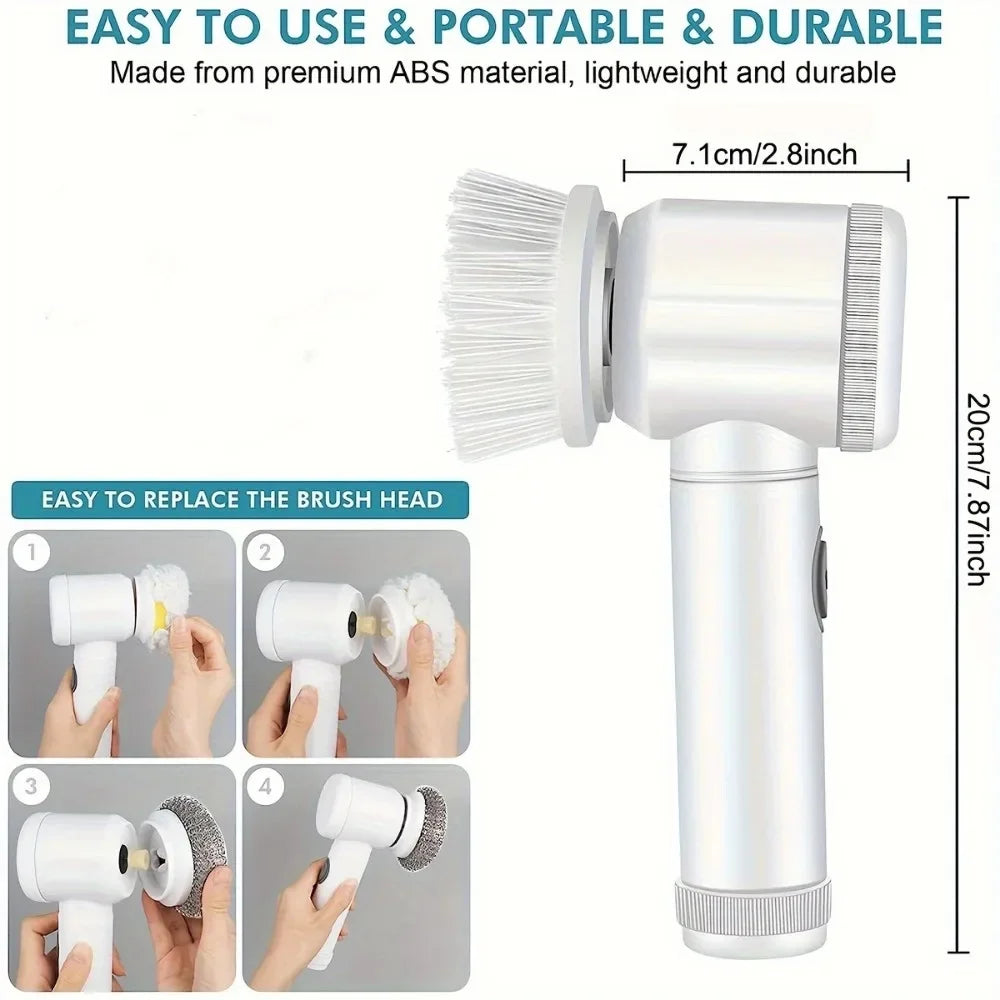 Electric Spin cleaning Scrubber