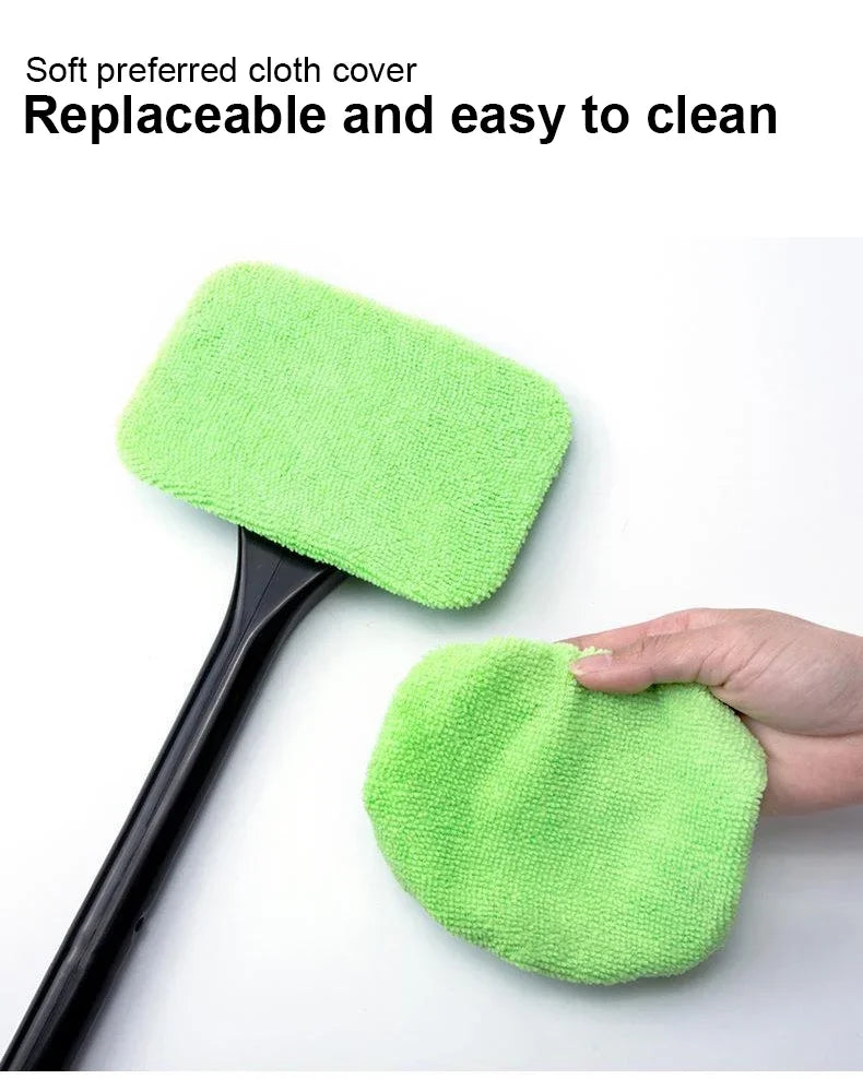 Car Window Cleaner Brush Kit Microfiber