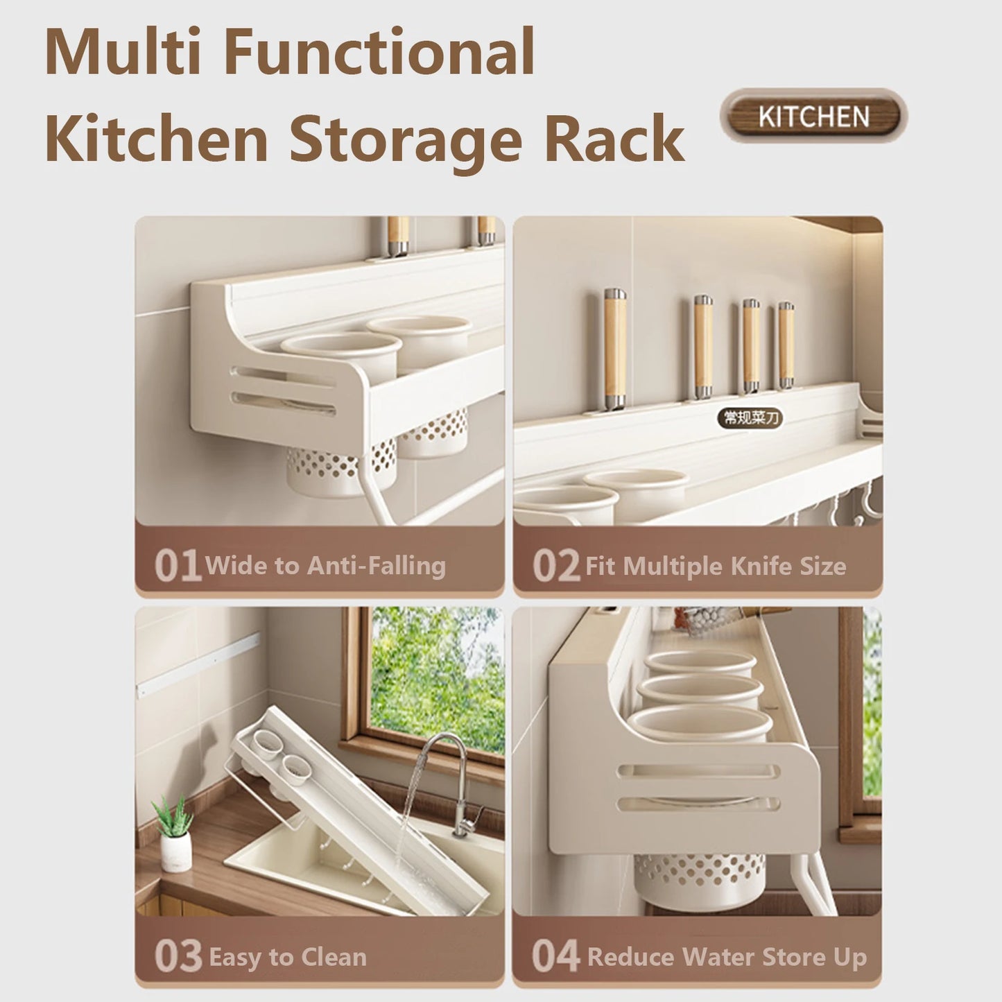 Rack Kitchen Knife Holder