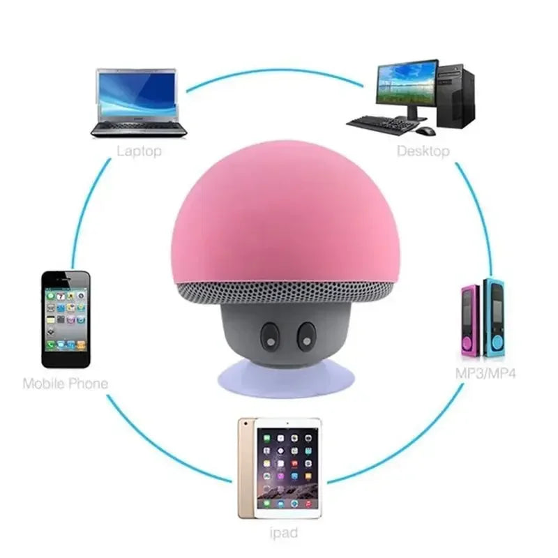Mini Bluetooth Mushroom Speaker