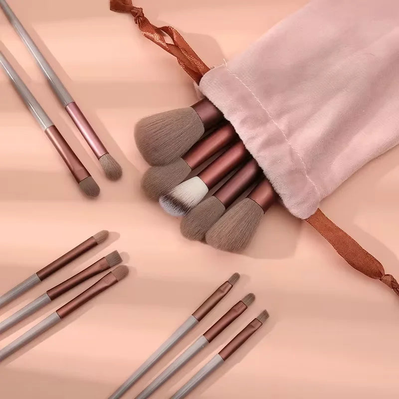 13 PCS Colorful Makeup Brush Set