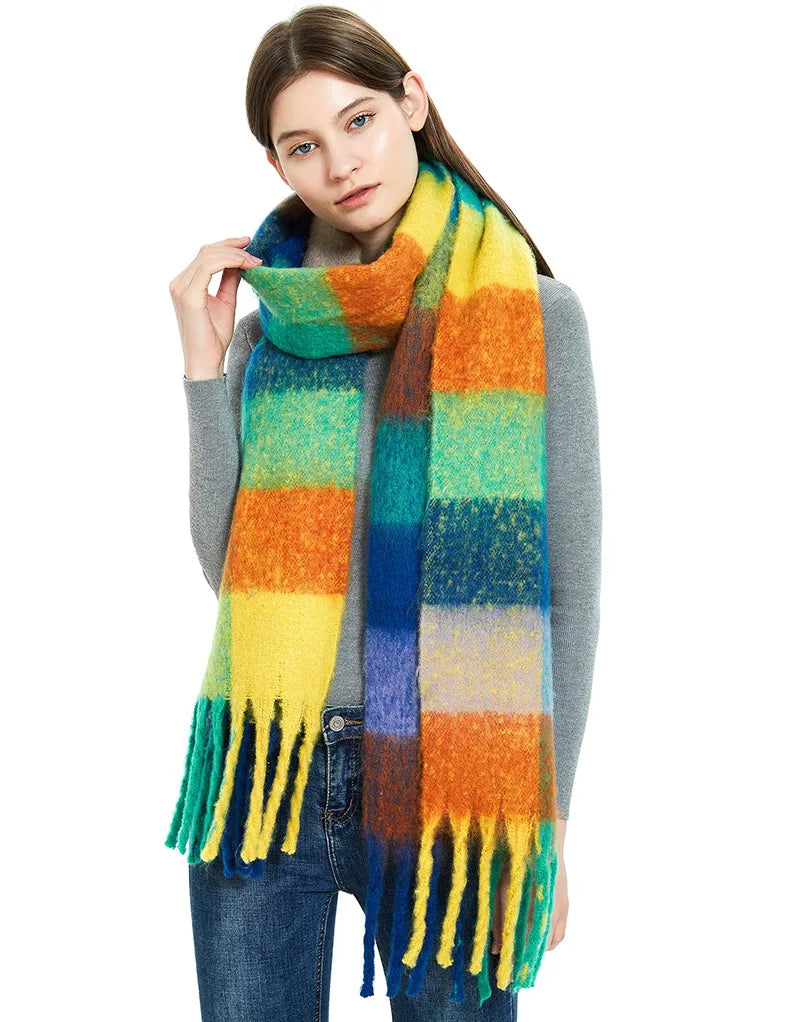Winter Cashmere Scarf Shawl