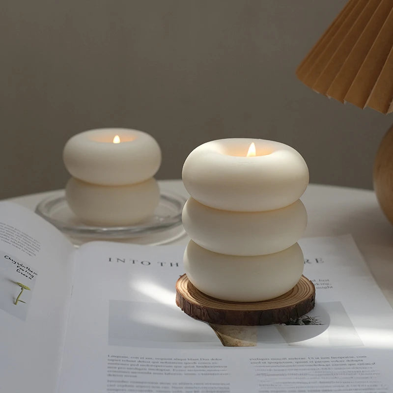Donut Circles Aromatherapy Candles