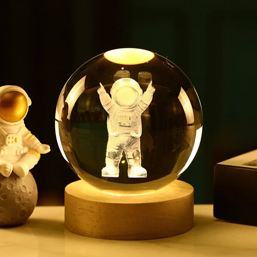 3D Crystal Ball Stitch Pikachu Doraemon