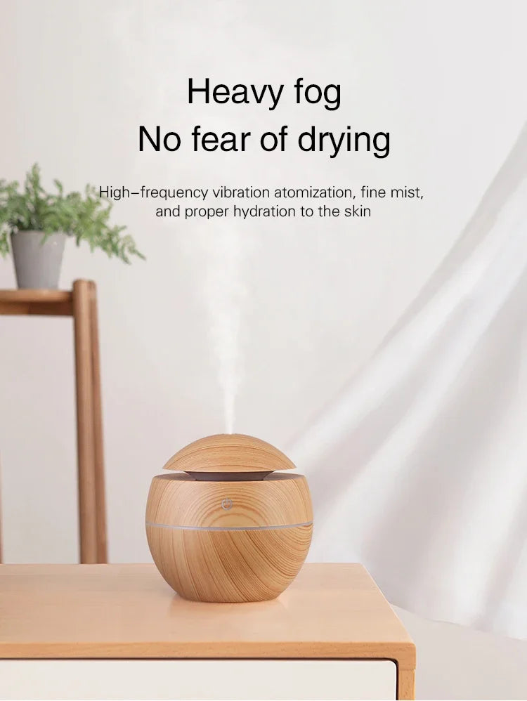 USB Ultrasonic Cool Mist Sprayer Essential Oil Fragrance