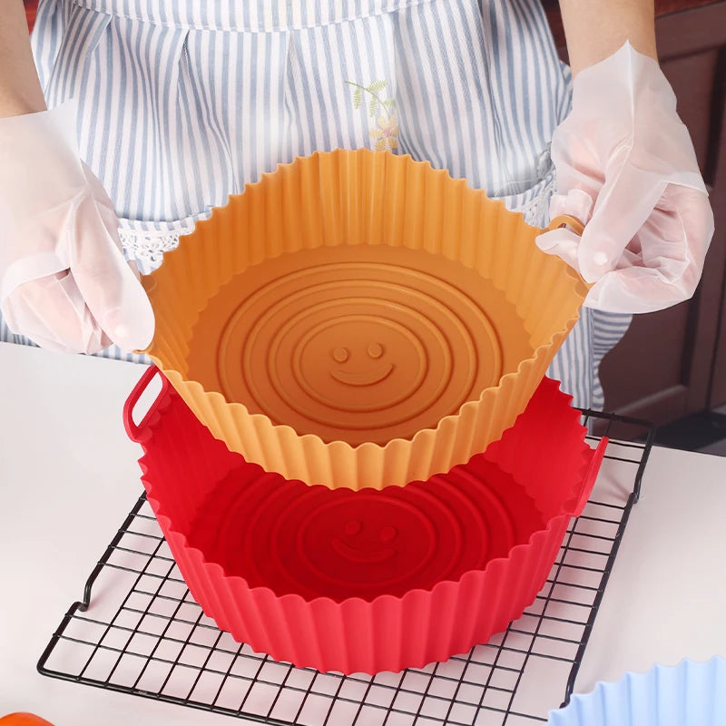 Silicone Air Fryers Oven Baking Tray