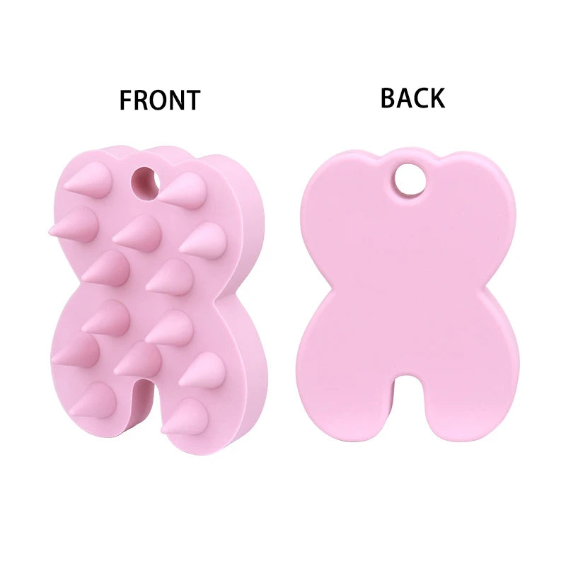 Silicone Shampoo Brush Head Scalp Massage