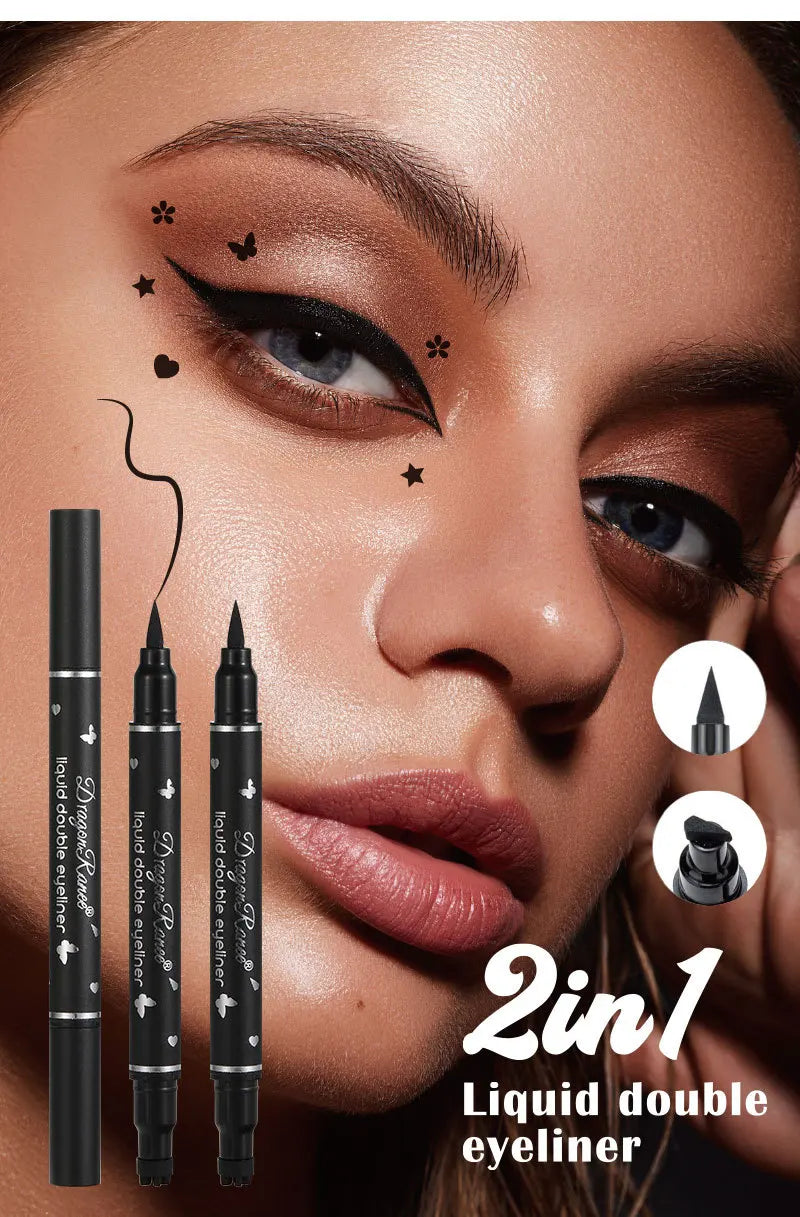 Waterproof double head Star Seal Eyeliner