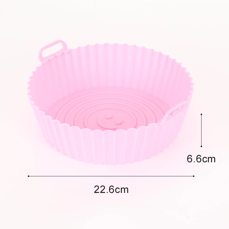 Silicone Air Fryers Oven Baking Tray