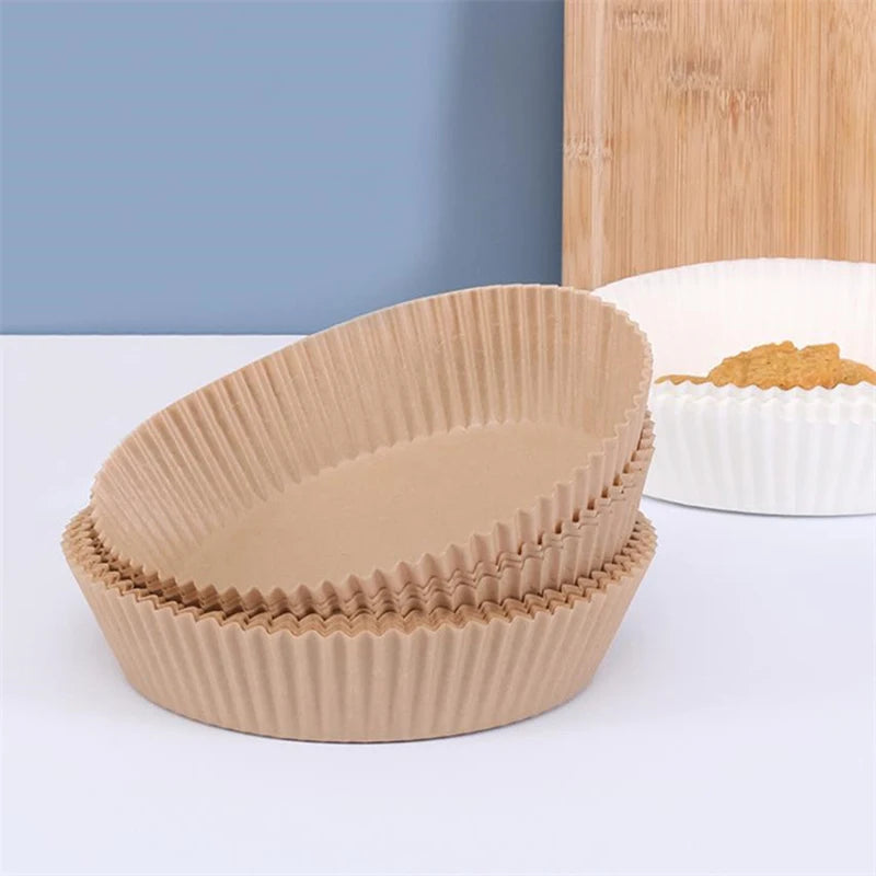50/100Pcs Air Fryer Disposable Paper Non-Stick
