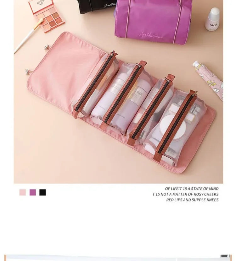 Large Capacity Travel Cosmetic Bag Multifunction Travel Cosmetic Ba