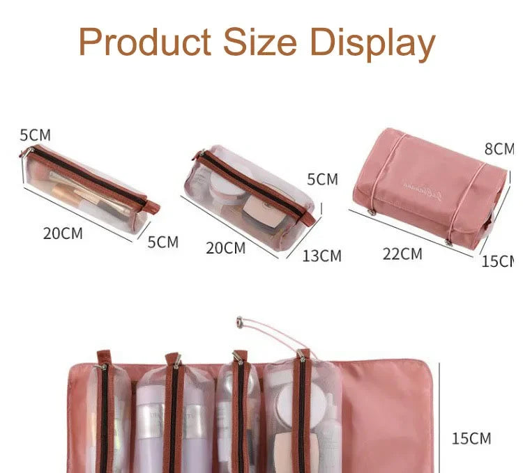 Large Capacity Travel Cosmetic Bag Multifunction Travel Cosmetic Ba