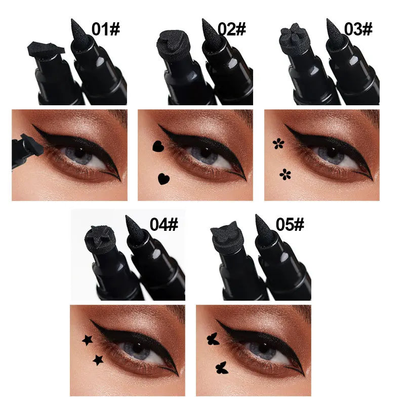 Waterproof double head Star Seal Eyeliner