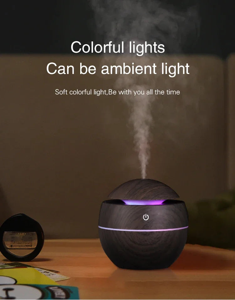 USB Ultrasonic Cool Mist Sprayer Essential Oil Fragrance