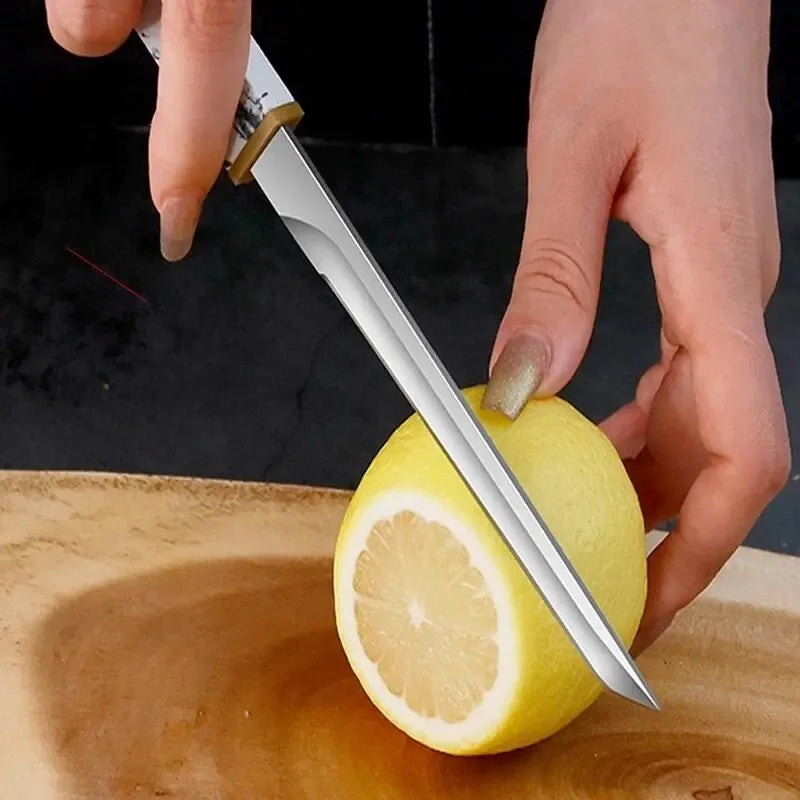 Professional Stainless Steel Cleaver Meat Fruit Fish Knives
