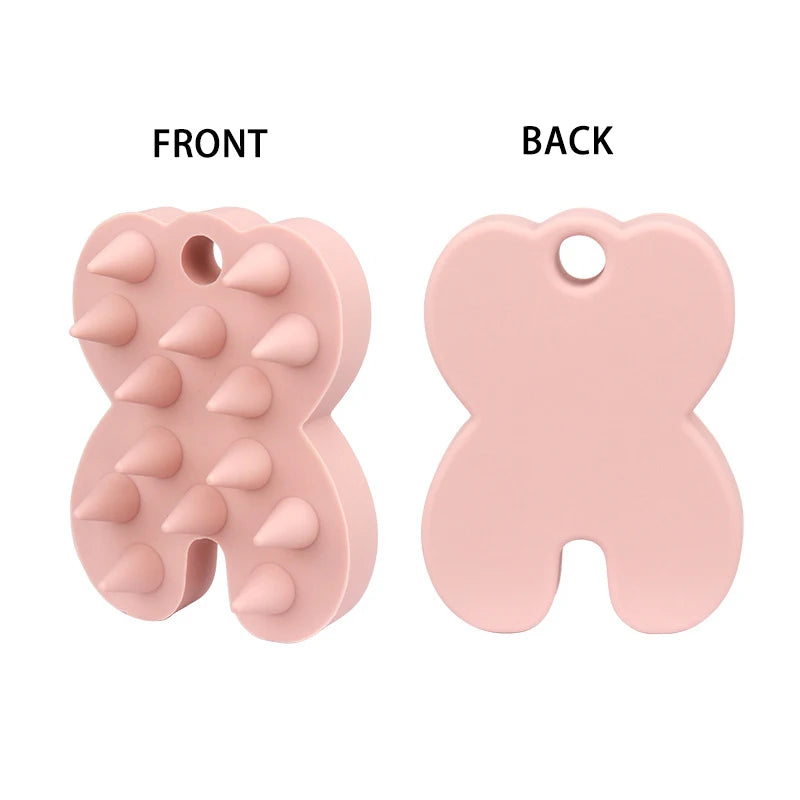 Silicone Shampoo Brush Head Scalp Massage