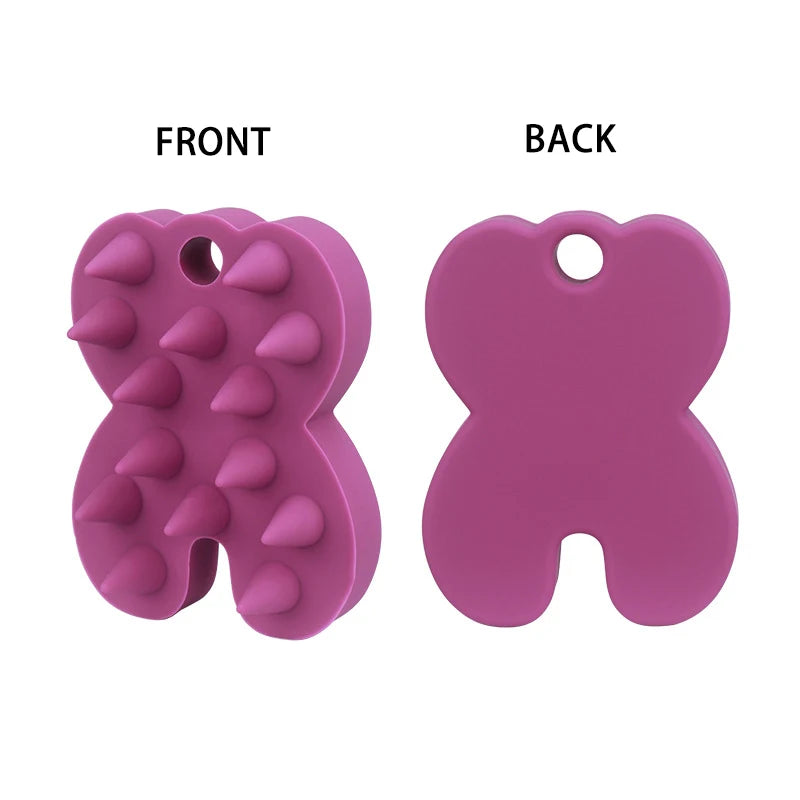 Silicone Shampoo Brush Head Scalp Massage