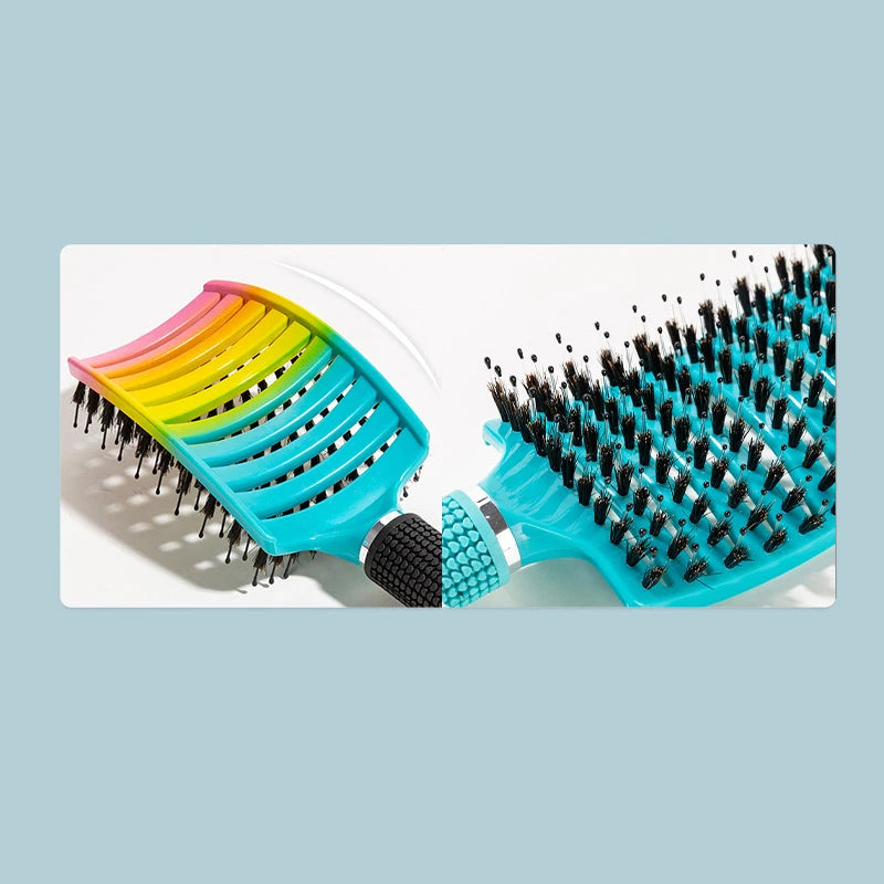 Anti-static salon hair brush