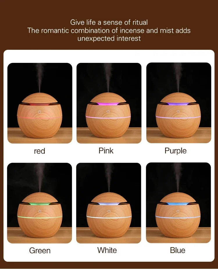 USB Ultrasonic Cool Mist Sprayer Essential Oil Fragrance