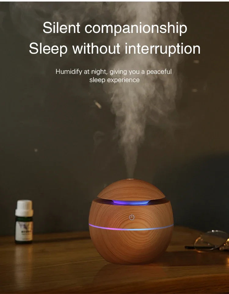 USB Ultrasonic Cool Mist Sprayer Essential Oil Fragrance