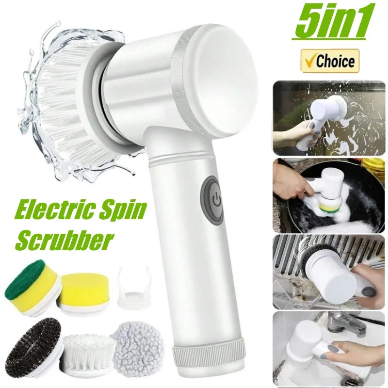 Electric Spin cleaning Scrubber